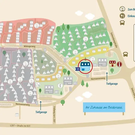 Ferienwohnpark Zwei-zimmer-apartment 53 17 Apartamento Immenstaad am Bodensee